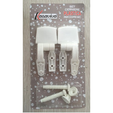 KIT PLASTICA MONTAGGIO COPRI WC 7153 (12pz)